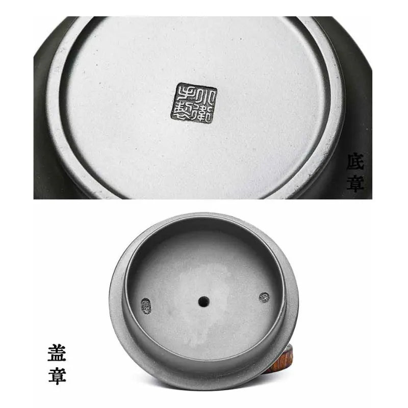 Full Handmade Yixing Zisha Teapot [Bian Xu] (Douqing Sha - 450ml) - YIQIN TEA HOUSE | yiqinteahouse.com | >300ml, full handmade zisha teapot, new arrival, teapot, teaware