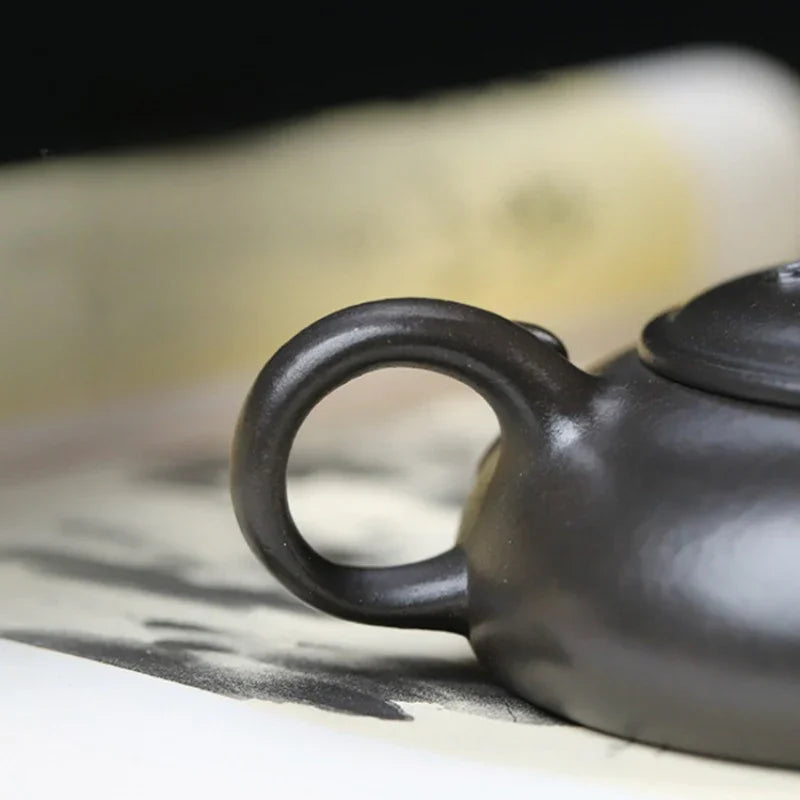Teko Zisha Yixing Buatan Tangan Sepenuhnya [Biyu Qing Zhu] (Tian Qing Ni - 140ml)