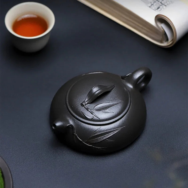 Teko Zisha Yixing Buatan Tangan Sepenuhnya [Biyu Qing Zhu] (Tian Qing Ni - 140ml)