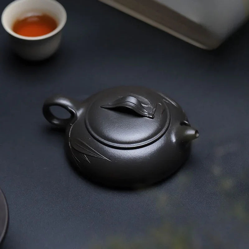 Teko Zisha Yixing Buatan Tangan Sepenuhnya [Biyu Qing Zhu] (Tian Qing Ni - 140ml)