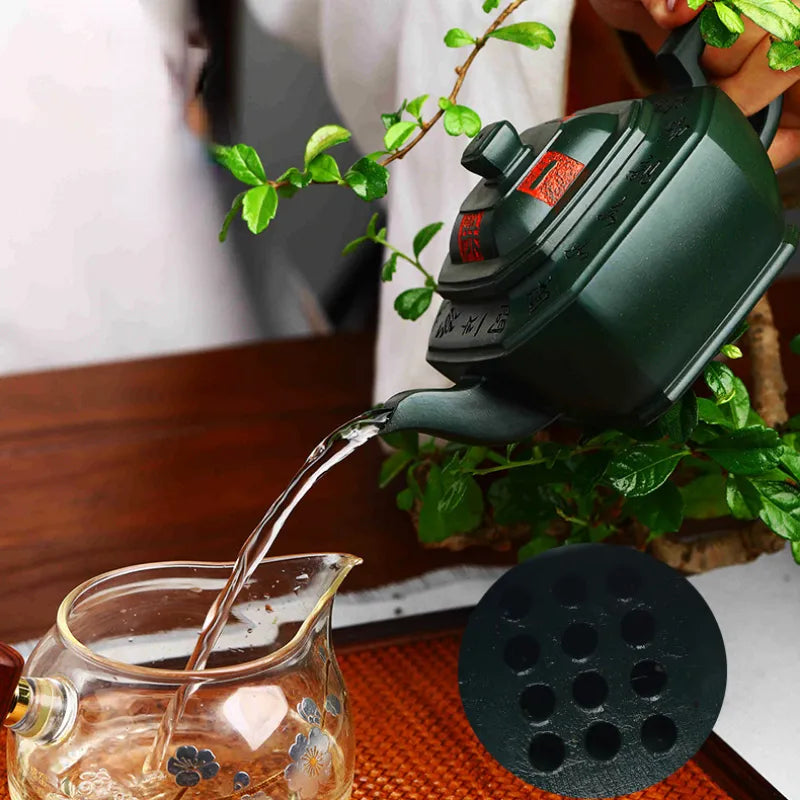 Full Handmade Yixing Zisha Teapot [Chan Cha Yiwei] (Feicui Lu Ni - 310ml) - YIQIN TEA HOUSE | yiqinteahouse.com | >300ml, full handmade zisha teapot, new arrival, teapot, teaware