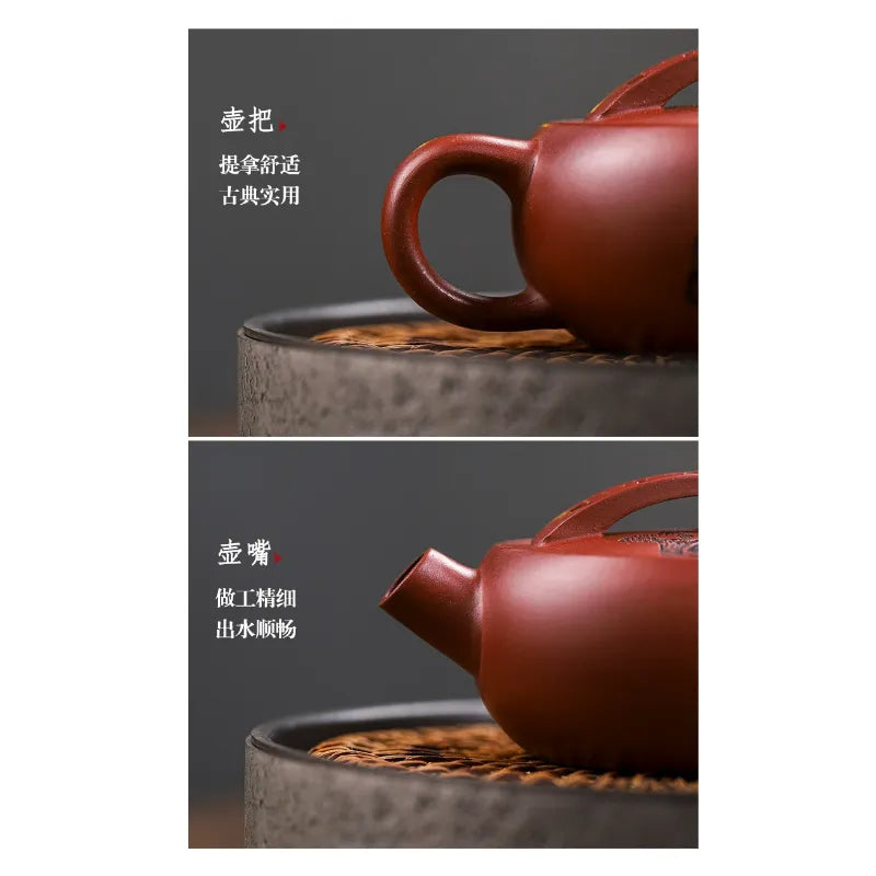 Full Handmade Yixing Zisha Teapot [Chan Cha Yiwei] (Long Xue Sha - 140ml) - YIQIN TEA HOUSE | yiqinteahouse.com | <200ml, full handmade zisha teapot, new arrival, teapot, teaware