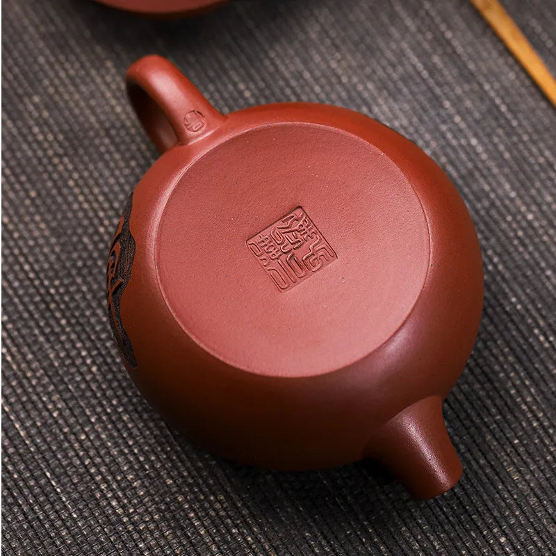 Full Handmade Yixing Zisha Teapot [Chan Cha Yiwei] (Long Xue Sha - 140ml) - YIQIN TEA HOUSE | yiqinteahouse.com | <200ml, full handmade zisha teapot, new arrival, teapot, teaware