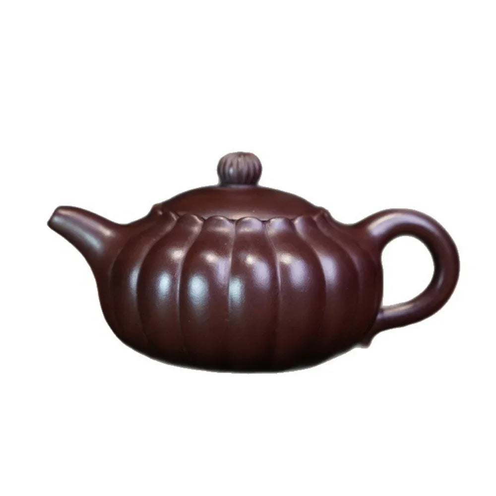 Teko Zisha Yixing Buatan Tangan Sepenuhnya [Chrysanthemum Bud Pot] (Lao Zi Ni - 170ml)