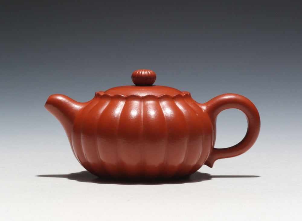 Full Handmade Yixing Zisha Teapot [Chrysanthemum Bud Pot] (Zhu Ni - 170ml) - YIQIN TEA HOUSE | yiqinteahouse.com | <200ml, full handmade zisha teapot, new arrival, teapot, teaware