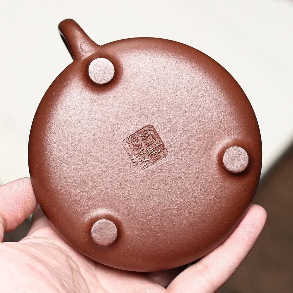 Full Handmade Yixing Zisha Teapot [Chu Piao Pot] (Di Cao Qing - 220ml) - YIQIN TEA HOUSE | yiqinteahouse.com | 200-300ml, full handmade zisha teapot, teapot, teaware
