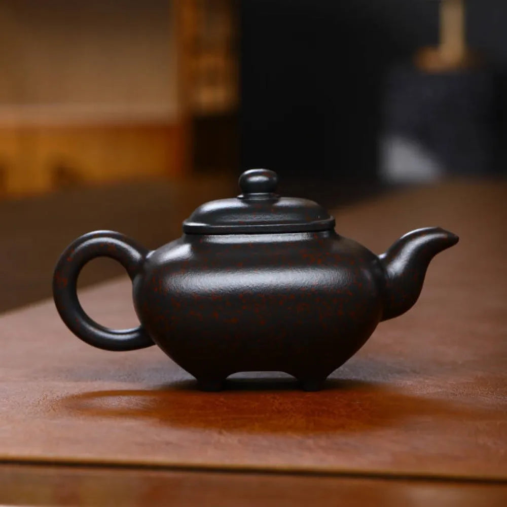 Full Handmade Yixing Zisha Teapot [Chuan Lu Pot] (Tian Cui Sha - 270ml) - YIQIN TEA HOUSE | yiqinteahouse.com | 200-300ml, full handmade zisha teapot, new arrival, plain smooth, teapot, teaware