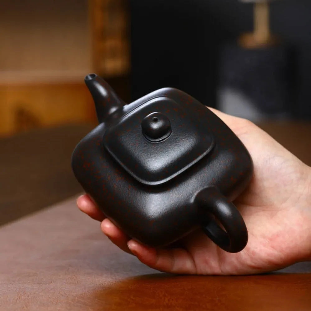 Full Handmade Yixing Zisha Teapot [Chuan Lu Pot] (Tian Cui Sha - 270ml) - YIQIN TEA HOUSE | yiqinteahouse.com | 200-300ml, full handmade zisha teapot, new arrival, plain smooth, teapot, teaware