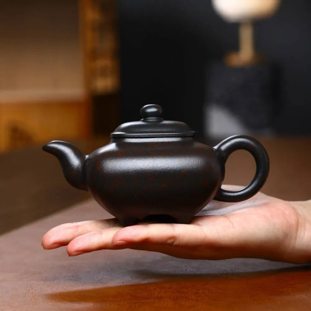 Full Handmade Yixing Zisha Teapot [Chuan Lu Pot] (Tian Cui Sha - 270ml) - YIQIN TEA HOUSE | yiqinteahouse.com | 200-300ml, full handmade zisha teapot, new arrival, plain smooth, teapot, teaware