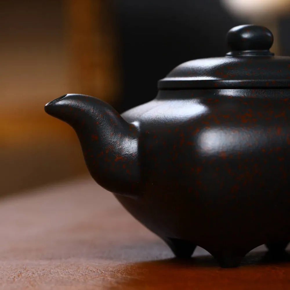 Full Handmade Yixing Zisha Teapot [Chuan Lu Pot] (Tian Cui Sha - 270ml) - YIQIN TEA HOUSE | yiqinteahouse.com | 200-300ml, full handmade zisha teapot, new arrival, plain smooth, teapot, teaware