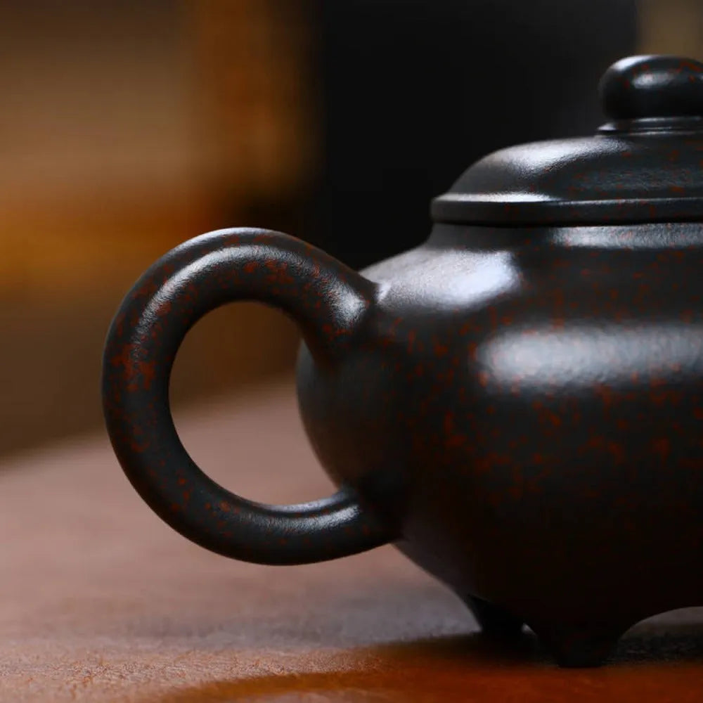 Full Handmade Yixing Zisha Teapot [Chuan Lu Pot] (Tian Cui Sha - 270ml) - YIQIN TEA HOUSE | yiqinteahouse.com | 200-300ml, full handmade zisha teapot, new arrival, plain smooth, teapot, teaware