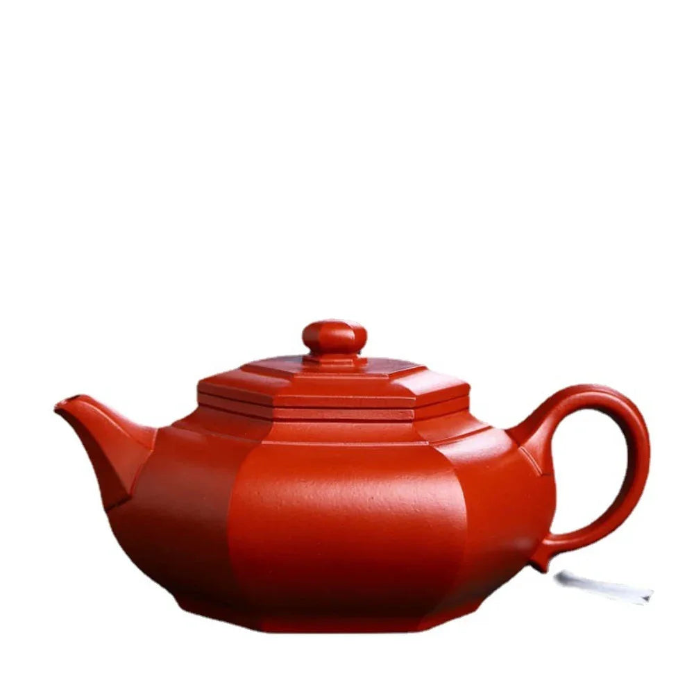 Teko Zisha Yixing Buatan Tangan Sepenuhnya [Dabin Liufang Pot] (Zhu Ni - 260ml)