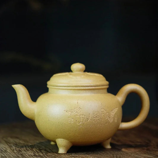 Teko Zisha Yixing Buatan Tangan Sepenuhnya [Dabin Ruyi] (Bensan Lu Ni - 200ml)