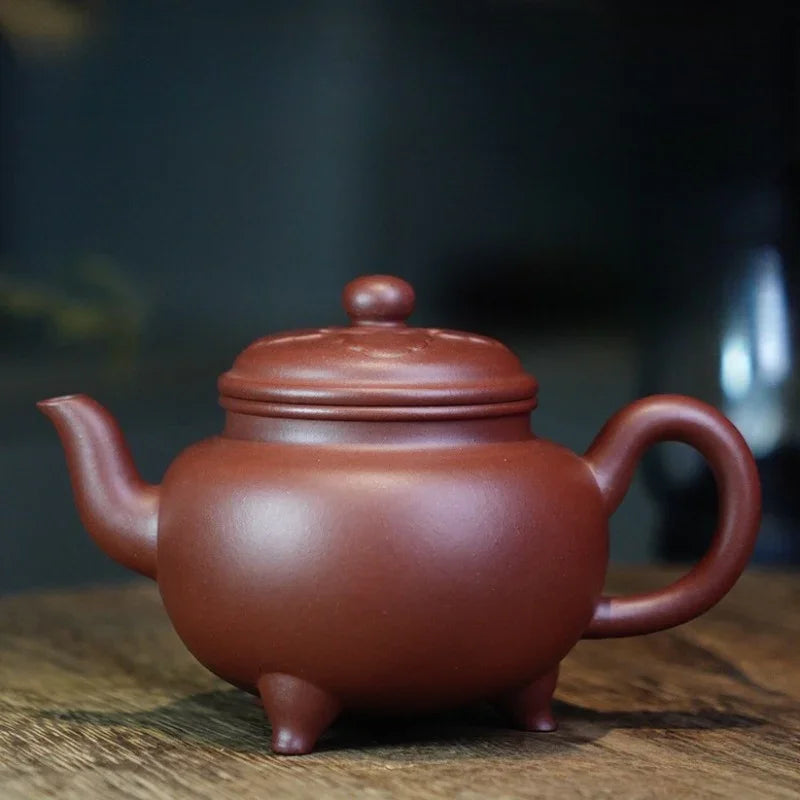 Teko Zisha Yixing Buatan Tangan Sepenuhnya [Dabin Ruyi] (Di Cao Qing - 200ml)