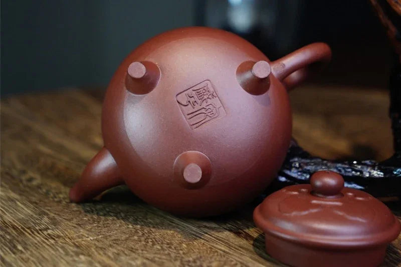 Teko Zisha Yixing Buatan Tangan Sepenuhnya [Dabin Ruyi] (Di Cao Qing - 200ml)