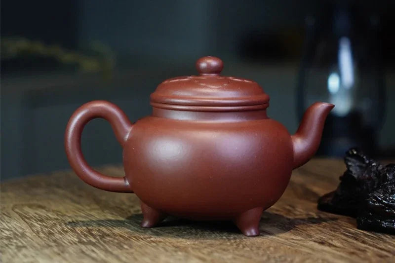 Teko Zisha Yixing Buatan Tangan Sepenuhnya [Dabin Ruyi] (Di Cao Qing - 200ml)
