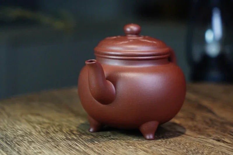 Teko Zisha Yixing Buatan Tangan Sepenuhnya [Dabin Ruyi] (Di Cao Qing - 200ml)