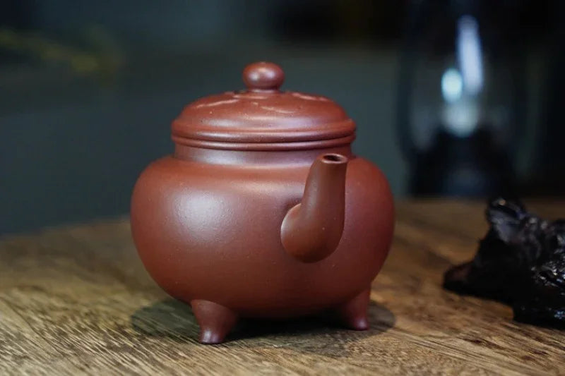 Teko Zisha Yixing Buatan Tangan Sepenuhnya [Dabin Ruyi] (Di Cao Qing - 200ml)