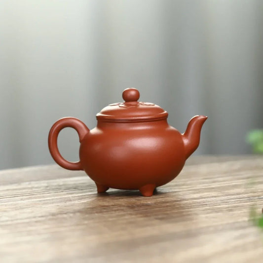 Teko Zisha Yixing Buatan Tangan Sepenuhnya [Periuk Dabin Ruyi] (Zhu Ni- 150ml)