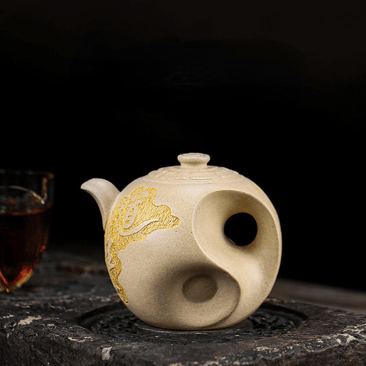 Full Handmade Yixing Zisha Teapot [Dadao Zhi Jian] (Bai Duan Ni - 370ml) - YIQIN TEA HOUSE | yiqinteahouse.com | >300ml, autopostr_instagram_69921, full handmade zisha teapot, new arrival, teapot, teaware