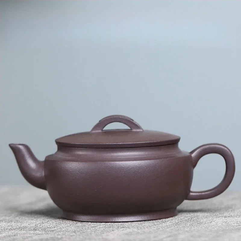 Teko Zisha Yixing Buatan Tangan Sepenuhnya [Dayun Hanwa Pot] (Lao Zi Ni - 250ml)