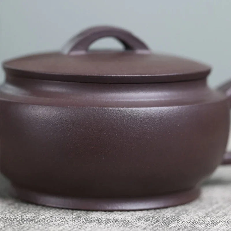 Teko Zisha Yixing Buatan Tangan Sepenuhnya [Dayun Hanwa Pot] (Lao Zi Ni - 250ml)