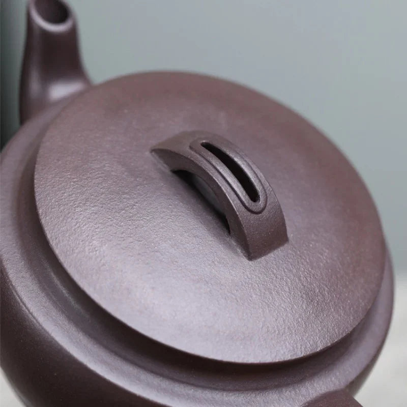 Teko Zisha Yixing Buatan Tangan Sepenuhnya [Dayun Hanwa Pot] (Lao Zi Ni - 250ml)