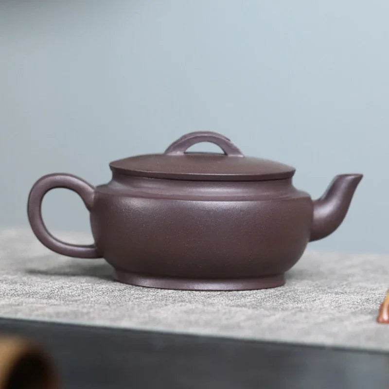 Teko Zisha Yixing Buatan Tangan Sepenuhnya [Dayun Hanwa Pot] (Lao Zi Ni - 250ml)