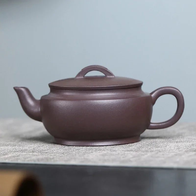 Teko Zisha Yixing Buatan Tangan Sepenuhnya [Dayun Hanwa Pot] (Lao Zi Ni - 250ml)