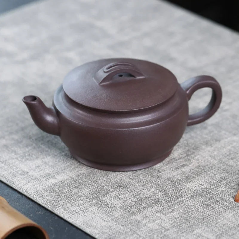Teko Zisha Yixing Buatan Tangan Sepenuhnya [Dayun Hanwa Pot] (Lao Zi Ni - 250ml)
