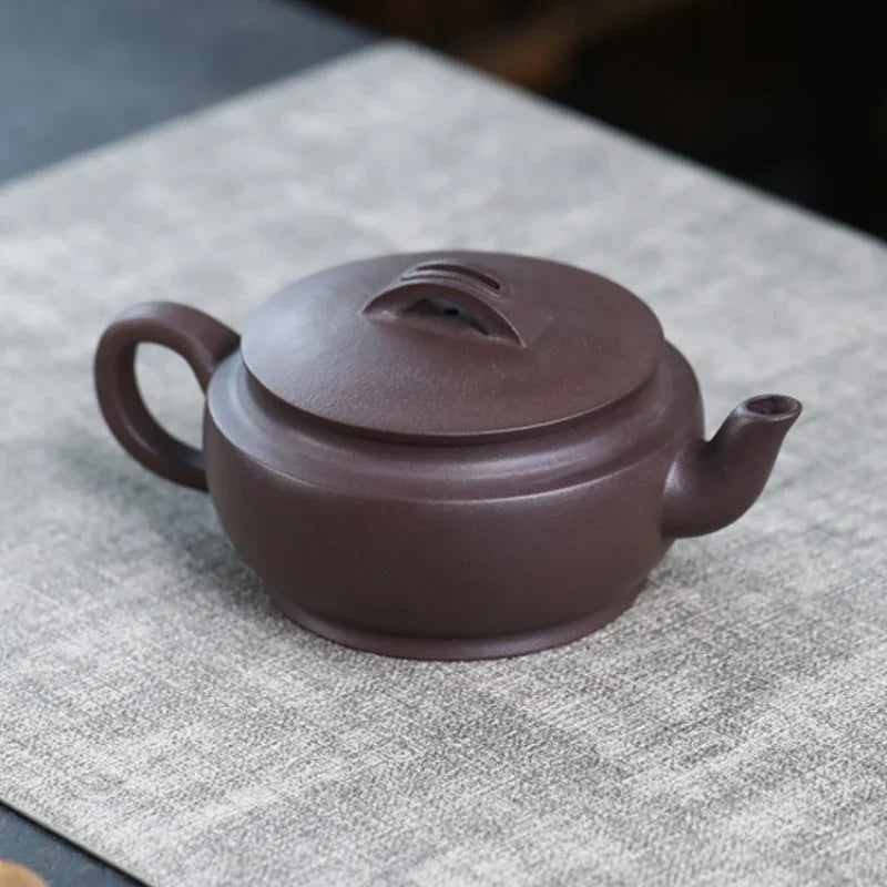 Teko Zisha Yixing Buatan Tangan Sepenuhnya [Dayun Hanwa Pot] (Lao Zi Ni - 250ml)