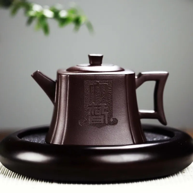 Full Handmade Yixing Zisha Teapot [Dazhi Ruoyu] (Lao Zi Ni - 210ml) - YIQIN TEA HOUSE | yiqinteahouse.com | 200-300ml, full handmade zisha teapot, new arrival, teapot, teaware