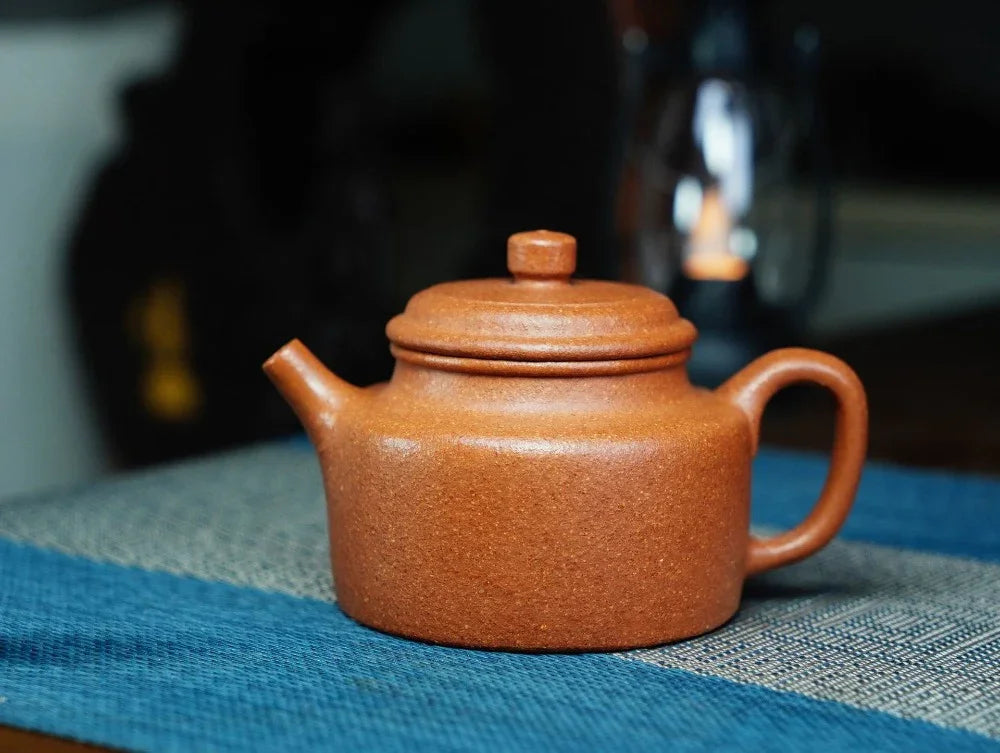 Full Handmade Yixing Zisha Teapot [Dezhong Pot] (Jiang Po Ni - 180ml) - YIQIN TEA HOUSE | yiqinteahouse.com | <200ml, full handmade zisha teapot, plain smooth, teapot, teaware