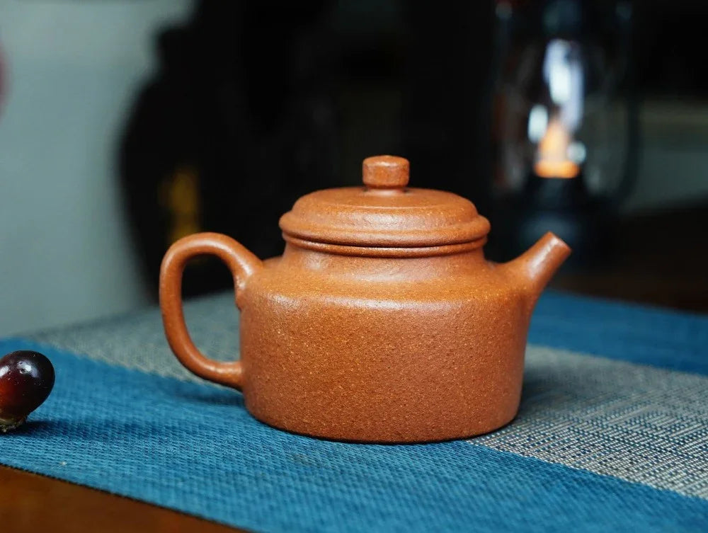 Full Handmade Yixing Zisha Teapot [Dezhong Pot] (Jiang Po Ni - 180ml) - YIQIN TEA HOUSE | yiqinteahouse.com | <200ml, full handmade zisha teapot, plain smooth, teapot, teaware