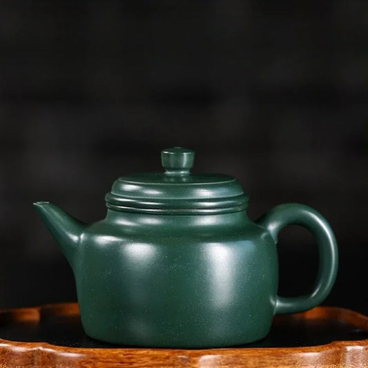 Teko Zisha Yixing Buatan Tangan Sepenuhnya [Periuk Dezhong] (Mingguo Lu Ni - 180ml)