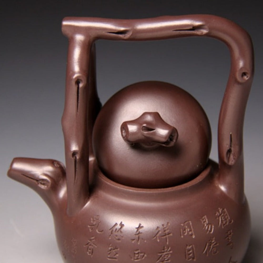 Full Handmade Yixing Zisha Teapot [Dong Po Tiliang Pot] (Lao Zi Ni - 240ml) - YIQIN TEA HOUSE | yiqinteahouse.com | 200-300ml, full handmade zisha teapot, new arrival, teapot, teaware