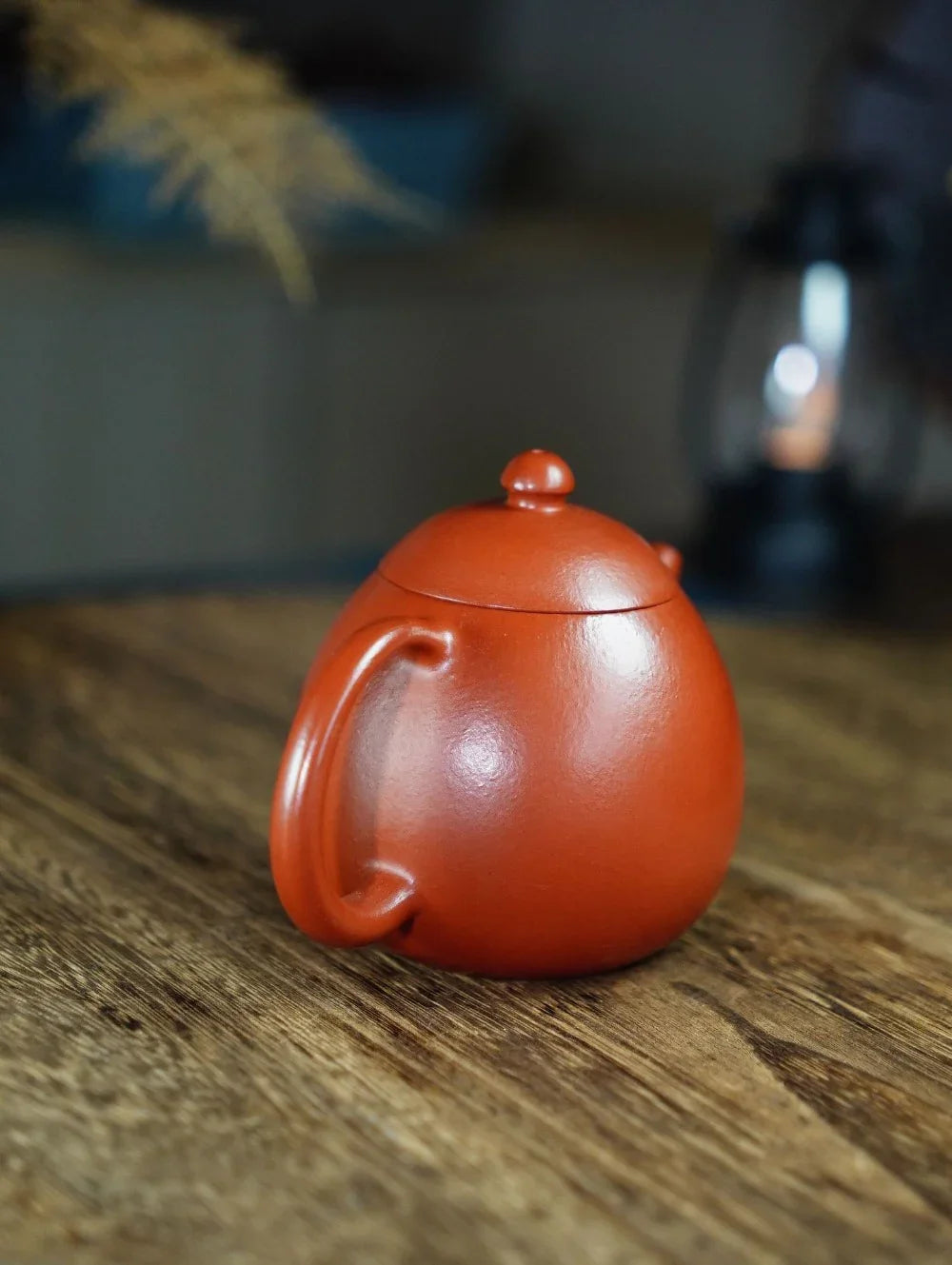 Teko Zisha Yixing Buatan Tangan Sepenuhnya [Dragon Egg Pot] (Zhu Ni - 220ml)