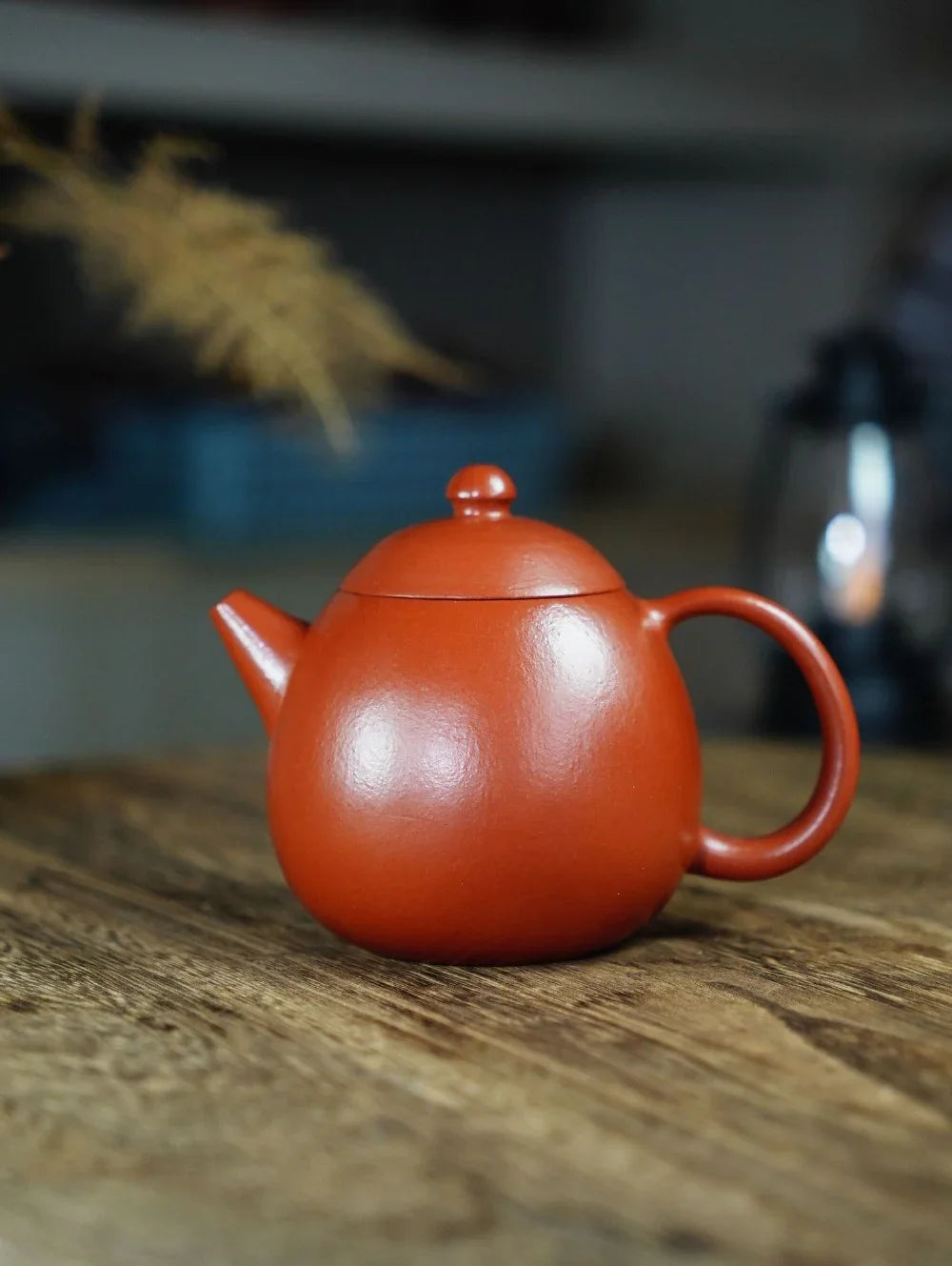 Teko Zisha Yixing Buatan Tangan Sepenuhnya [Dragon Egg Pot] (Zhu Ni - 220ml)