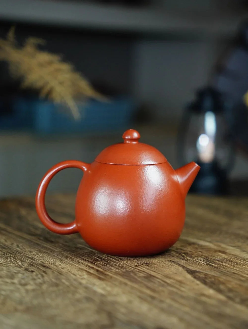 Teko Zisha Yixing Buatan Tangan Sepenuhnya [Dragon Egg Pot] (Zhu Ni - 220ml)