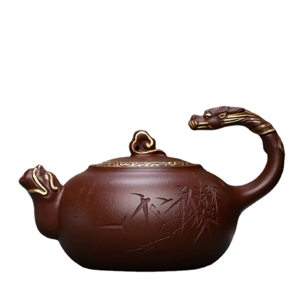 full-handmade-yixing-zisha-teapot-dragon-pot-di-cao-qing-300ml-yiqin-tea-house-yiqinteahouse-com-11 - YIQIN TEA HOUSE 一沁茶舍 yiqinteahouse.com