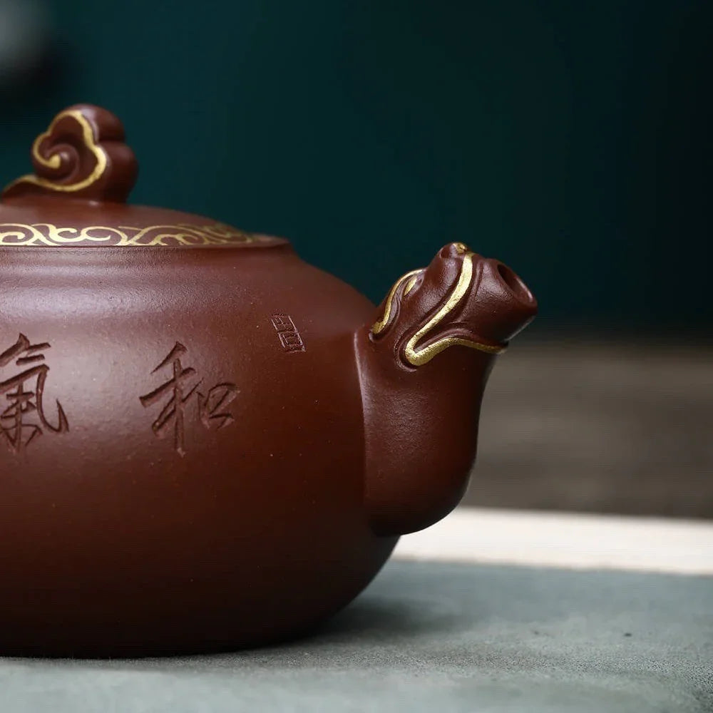 full-handmade-yixing-zisha-teapot-dragon-pot-di-cao-qing-300ml-yiqin-tea-house-yiqinteahouse-com-8 - YIQIN TEA HOUSE 一沁茶舍 yiqinteahouse.com