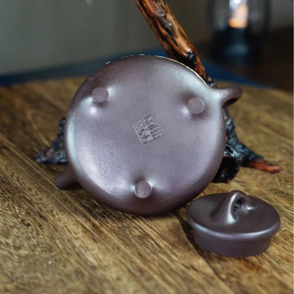 Teko Yixing Zisha Buatan Tangan Sepenuhnya [Dragon Ziye Shi Piao Pot] (Lao Zi Ni - 360ml)
