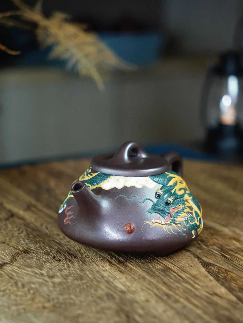 Teko Yixing Zisha Buatan Tangan Sepenuhnya [Dragon Ziye Shi Piao Pot] (Lao Zi Ni - 360ml)