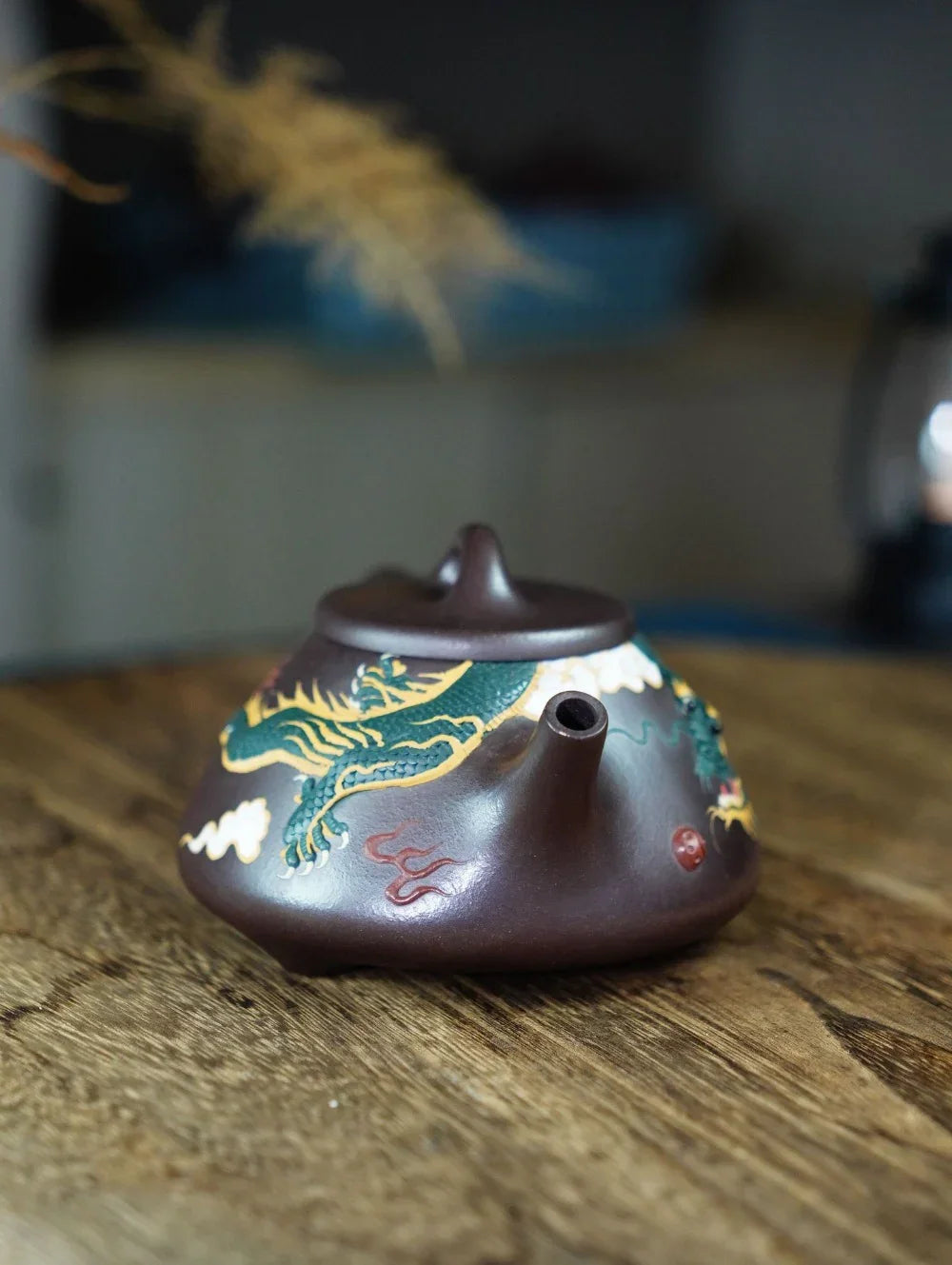 Teko Yixing Zisha Buatan Tangan Sepenuhnya [Dragon Ziye Shi Piao Pot] (Lao Zi Ni - 360ml)