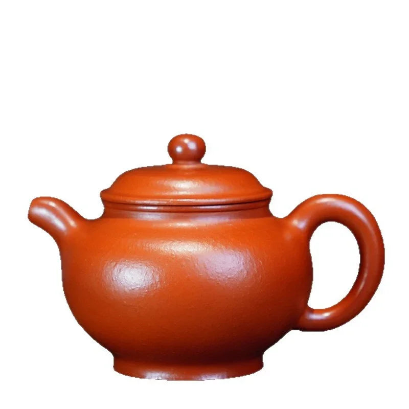 Teko Zisha Yixing Buatan Tangan Sepenuhnya [Periuk Duo Zhi] (Zhao Zhuang Zhu Ni - 250ml)