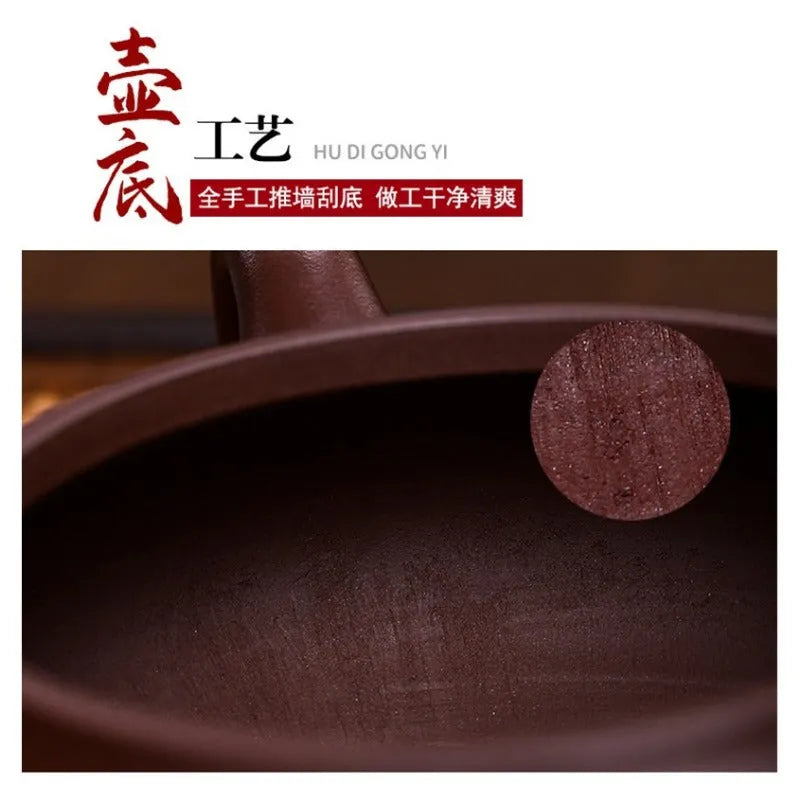 Full Handmade Yixing Zisha Teapot [Eight Horses] (Lao Zi Ni - 280ml) - YIQIN TEA HOUSE | yiqinteahouse.com | 200-300ml, full handmade zisha teapot, new arrival, teapot, teaware