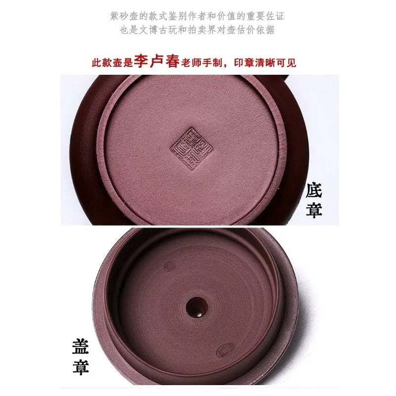 Full Handmade Yixing Zisha Teapot [Eight Horses] (Lao Zi Ni - 280ml) - YIQIN TEA HOUSE | yiqinteahouse.com | 200-300ml, full handmade zisha teapot, new arrival, teapot, teaware