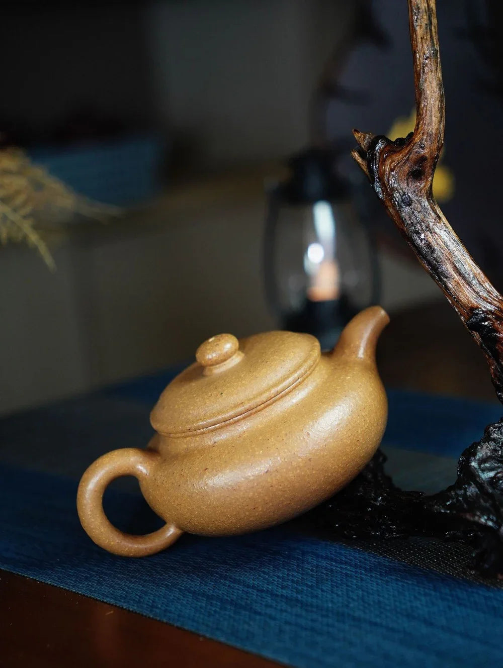 Teko Zisha Yixing Buatan Tangan Sepenuhnya [Fanggu Pot] (Duan Ni - 260ml)