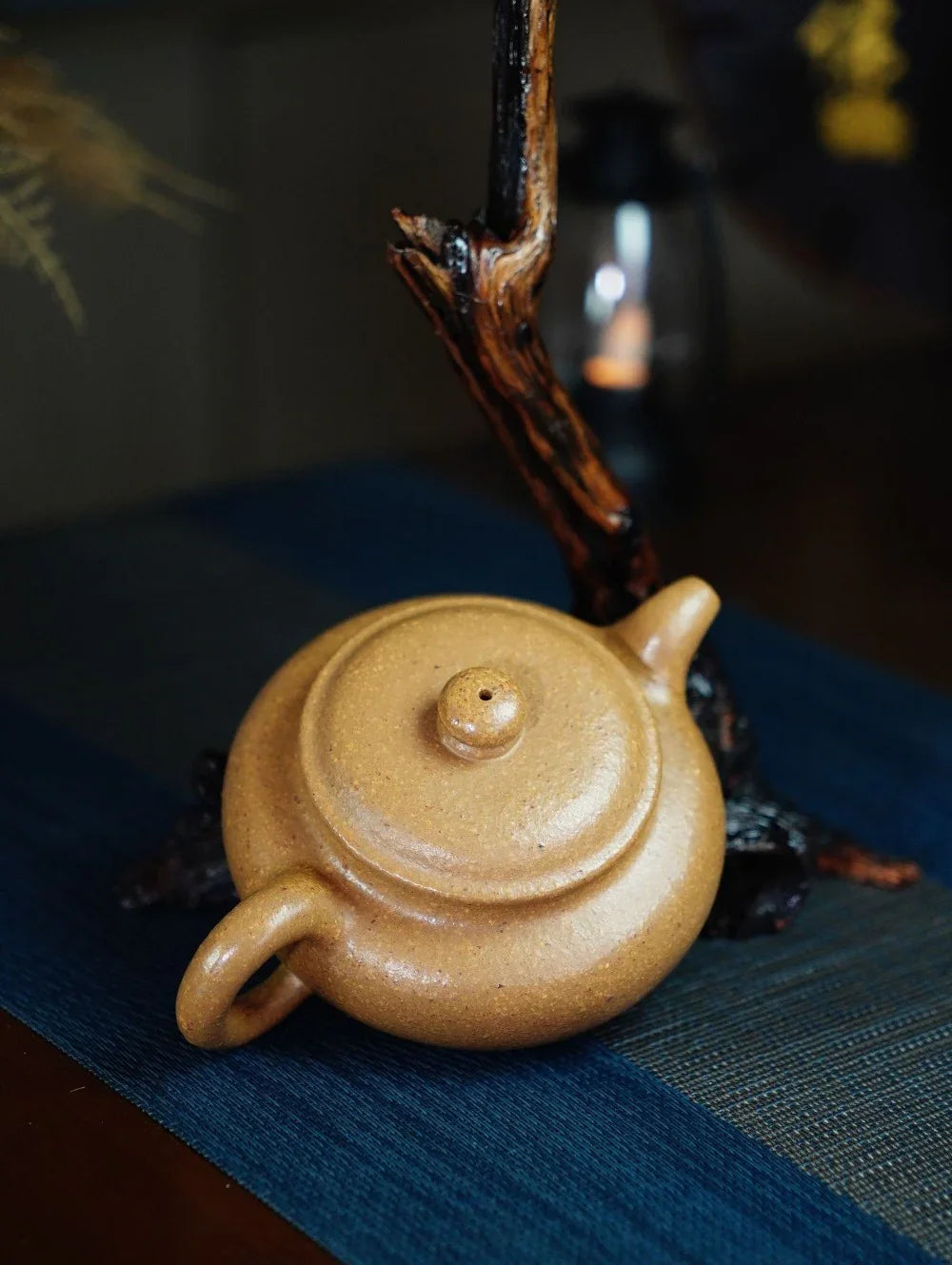 Teko Zisha Yixing Buatan Tangan Sepenuhnya [Fanggu Pot] (Duan Ni - 260ml)