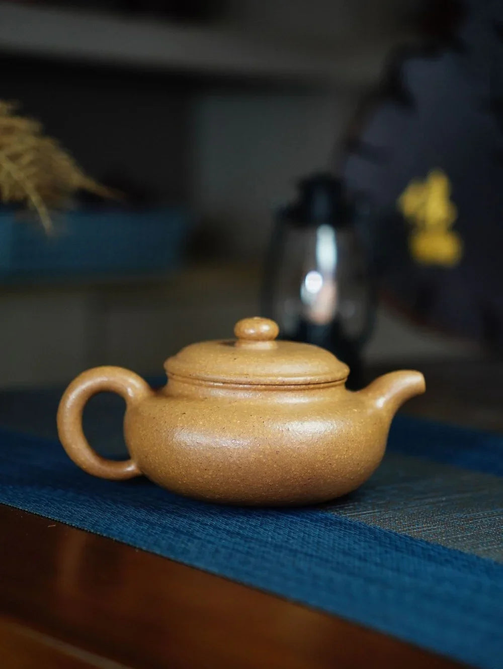 Teko Zisha Yixing Buatan Tangan Sepenuhnya [Fanggu Pot] (Duan Ni - 260ml)